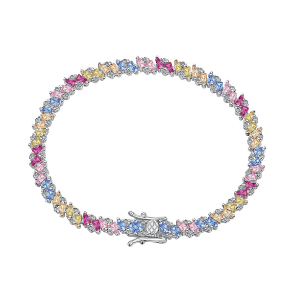 <MAGIC>Ornate Sparkling Multi Cut Party Bracelet
