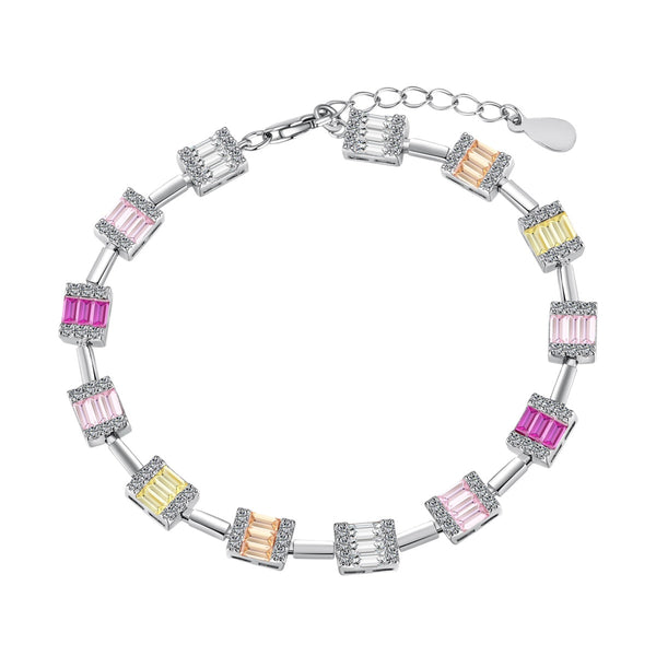 <MAGIC>Dainty Charming Emerald Cut Daily Bracelet