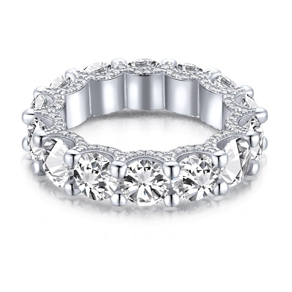 <MAGIC>Gorgeous Round Cut Tennis Ring