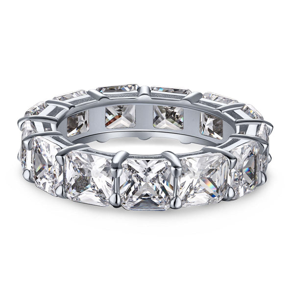 <MAGIC>Elegant Princess Cut Tennis Ring